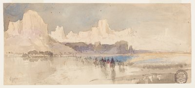 Kaňon Rio Virgin, Jižní Utah od Thomas Moran