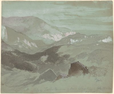 Cliffs of Ecclesbourne poblíž Hastings od Thomas Moran