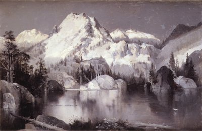 Křišťálové jezero od Thomas Moran