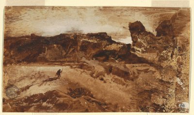 Kresba, V poušti, Arizona, 1878 od Thomas Moran