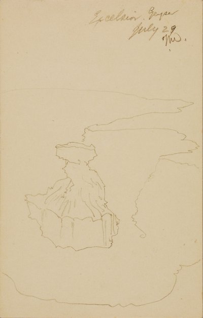 Gejzír Excelsior, Yellowstonský park od Thomas Moran