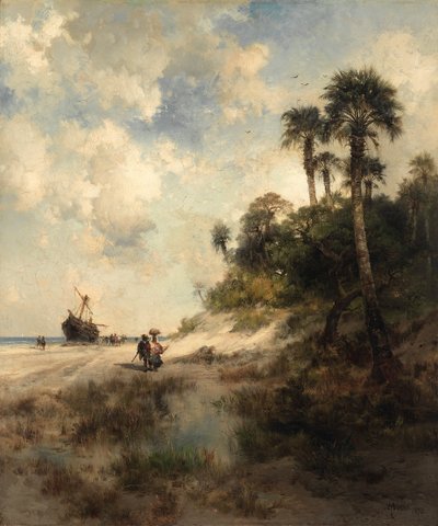 Fort George Island, Florida od Thomas Moran