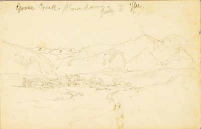 Goose Creek, Sheridan (Wyoming) od Thomas Moran