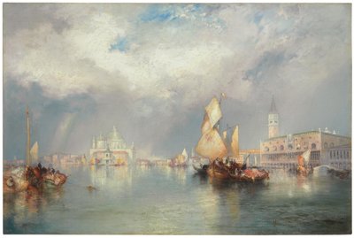 Canal Grande, Benátky, 1905 od Thomas Moran