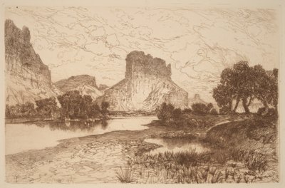 Green River, teritorium Wyoming od Thomas Moran
