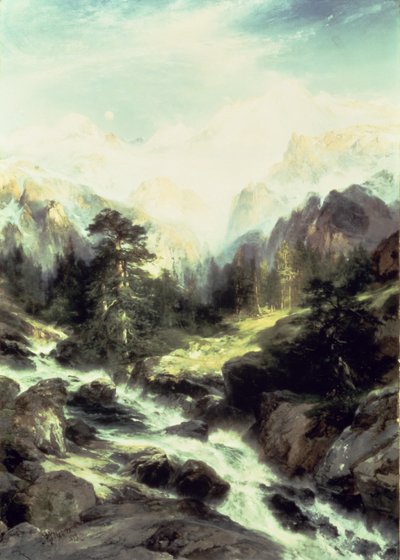 V pohoří Teton, 1899 od Thomas Moran