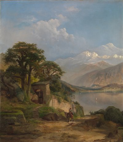 Jezero Como, 1867 od Thomas Moran