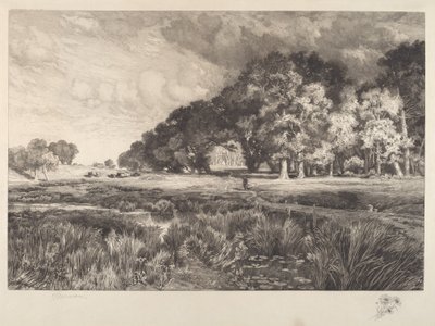 Krajina Long Island od Thomas Moran