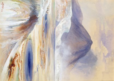 Mammoth Hot Springs, Yellowstone, 1872. od Thomas Moran