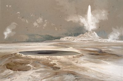 Bazén Morning Glory, 1873 od Thomas Moran