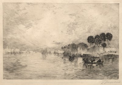 Ráno na řece St. Johns, Florida, 1881. od Thomas Moran