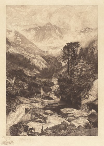 Hora svatého kříže, Colorado od Thomas Moran