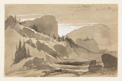 Poblíž Meadow Creek, Utah od Thomas Moran