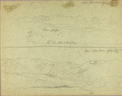 Poblíž Sheridanu, 3. července 1892 od Thomas Moran