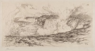 Niagara – z kanadské strany od Thomas Moran