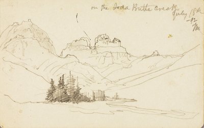 Na potoce Soda Butte Creek od Thomas Moran