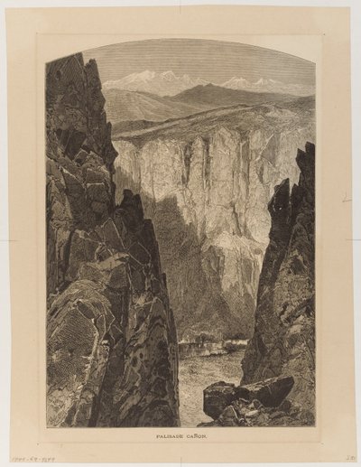 Kaňon Palisade od Thomas Moran
