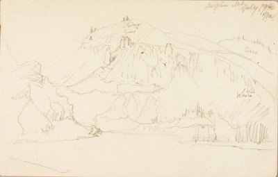Sírová hora od Thomas Moran