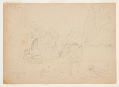 Kaňon Rio Virgin, Jižní Utah od Thomas Moran