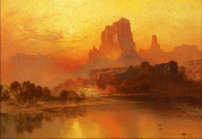 Zlatá hodina od Thomas Moran