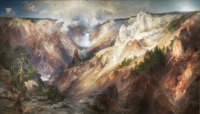 Velký kaňon Yellowstonu od Thomas Moran