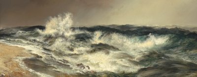 The Much Resounding Sea, 1884. od Thomas Moran