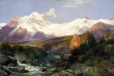 Pohoří Teton, 1897 od Thomas Moran