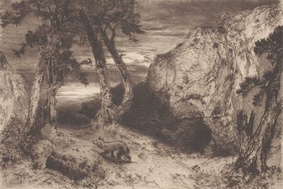 Soumrak v Arizoně od Thomas Moran