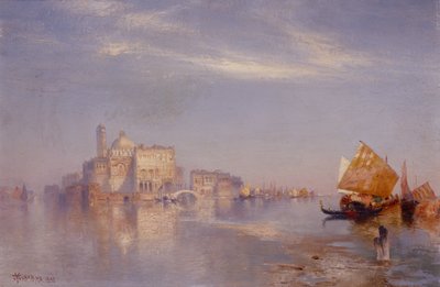 Pohled na Benátky od Thomas Moran