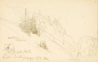 Yellowstonský park, Golden Gate od Thomas Moran