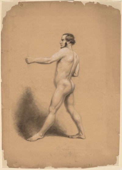 Archer, Nude Study od Thomas Nast