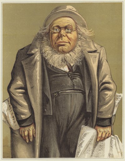Karikatura Horace Greeleyho od Thomas Nast