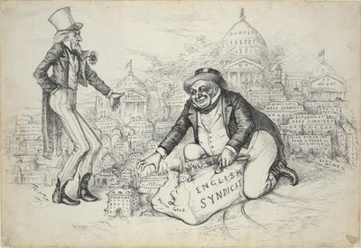 anglický syndikát (britské zlato) od Thomas Nast