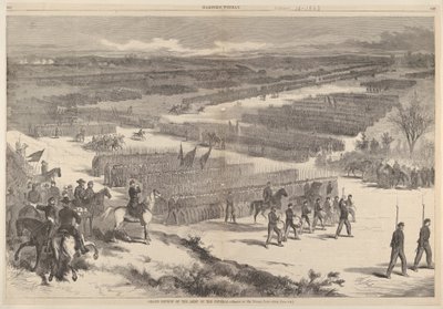 Grand Review of the Army of the Potomac - Drawed by pan Thomas Nast from Harpe..., 10 October, 1863. od Thomas Nast