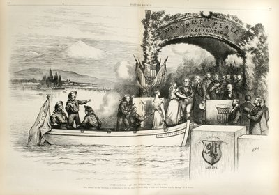 Mezinárodní právo - The Better Way..., 1874 (dřevoryt) od Thomas Nast