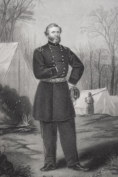 Portrét generála George Henryho Thomase (1816-70) od Thomas Nast