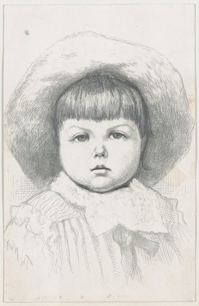 Portrét dítěte Cyril Nast, po 1879., po 1879. od Thomas Nast