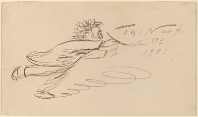 Podpis, "TH. Nast, 17. října 1901" od Thomas Nast