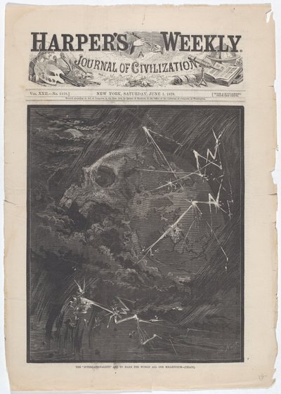 "Internacionalisté" mají učinit svět jedním tisíciletím - (Chaos) od Thomas Nast