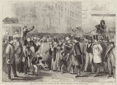 Dav v Baltimoru čeká na pana Lincolna od Thomas Nast