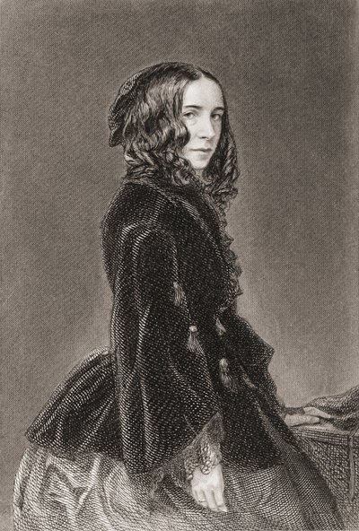 Elizabeth Barrett Browning, Básnické dílo, svazek I, rytina od Thomas Oldham Barlow