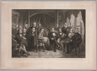 Washington Irving a jeho literární přátelé na Sunnyside od Thomas Oldham Barlow