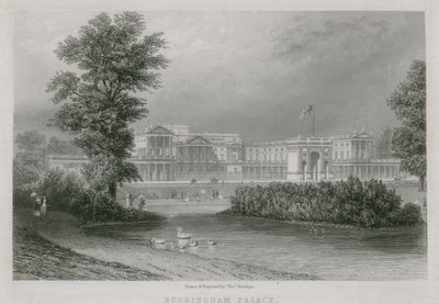 Buckinghamský palác od Thomas Onwhyn