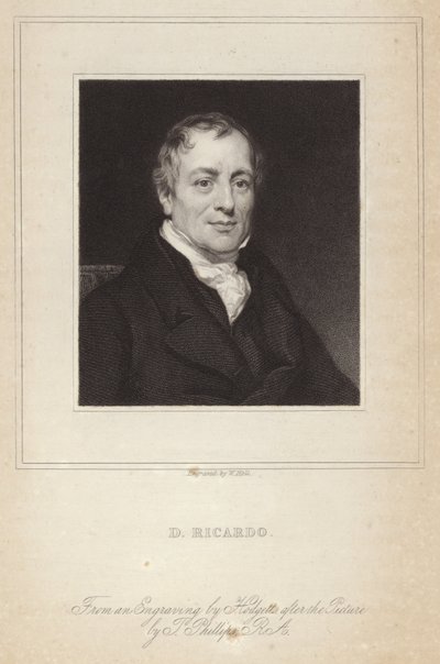 Portrét Davida Ricarda od Thomas Phillips