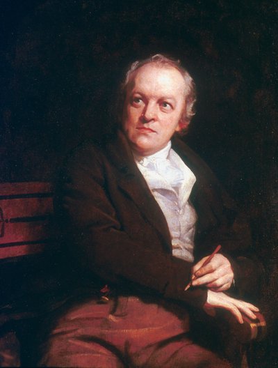 William Blake , anglický mystik, básník, umělec a rytec, 1807 od Thomas Phillips