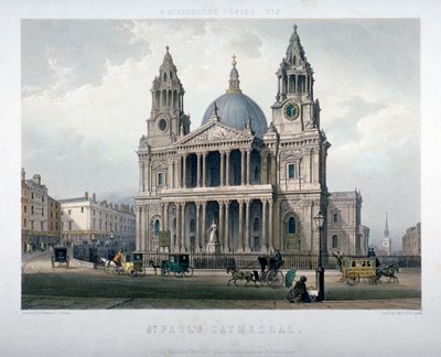 Katedrála svatého Pavla, City of London, 1851 od Thomas Picken