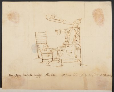 Autoportrét od poslance Thomase Pottera, Add MS 30867 f.92 od Thomas Potter