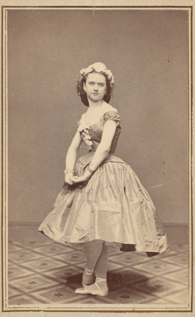 Portrét baletky,c. 1860 (foto) od Thomas Rice Burnham