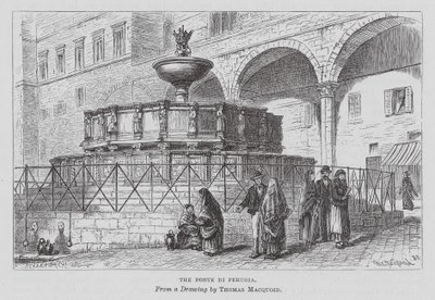 Fonte Di Perugia (rytina) od Thomas Robert Macquoid