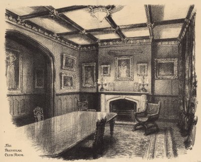 Beefsteak Club Room od Thomas Robert Way